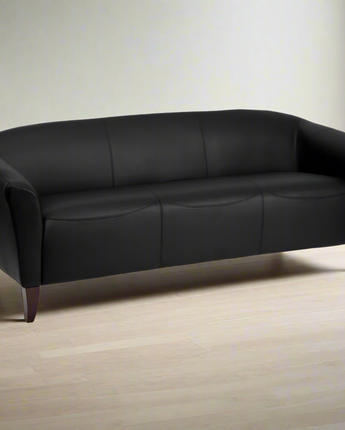 Black LeatherSoft Sofa