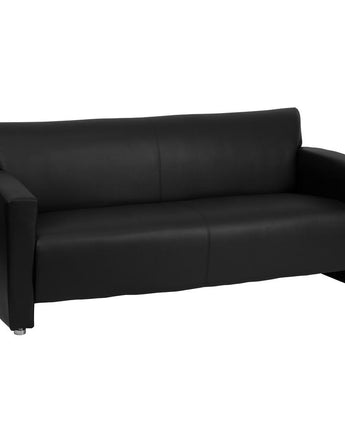 Black LeatherSoft Sofa