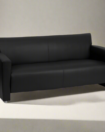 Black LeatherSoft Sofa