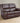 Brown LeatherSoft Loveseat with Two Built-In Recliners