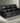 Black LeatherSoft Sofa with Two Built-In Recliners