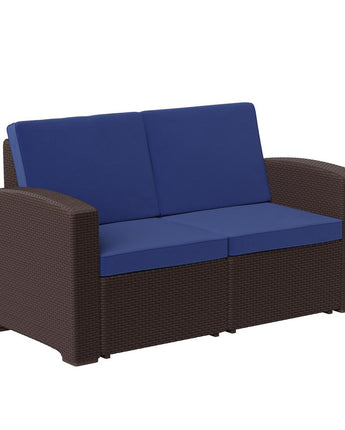 Contemporary Outdoor Loveseat