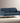 Split Back Sofa Futon - Navy Faux Linen Upholstery