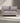 Loveseat Sofa with Tufted Faux Linen Upholstery, Solid Wood Legs in Slate Gray