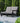 Adirondack Style Deep Seat Patio Loveseat with Cushions, Black/Charcoal