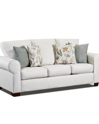 Living Room Beaujardin Sofa Sleeper with Four Throw Pillows