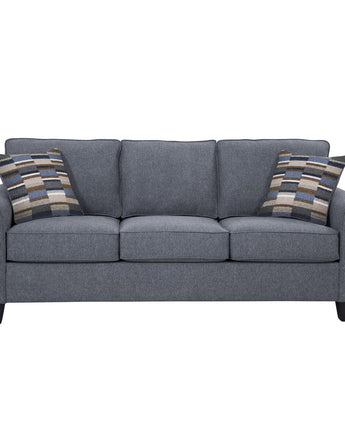 Eureka Rolled Arm Sofa with Two Pillows