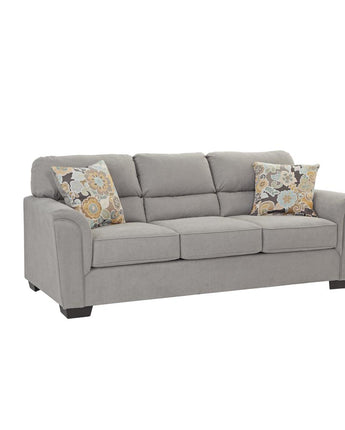 Flared Arm Miranda Sofa with Two Pillows