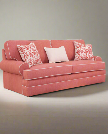 American Furniture Classics Coral Springs Model 8-010-S260C Sofa with Three Matching Pillows