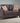 American Furniture Classics Loveseat with Two Accent Pillows, Brown