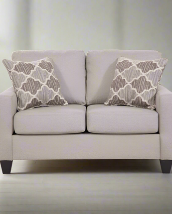 American Furniture Classics Loveseat with Two Accent Pillows