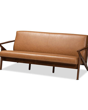 Leather Effect Sofa