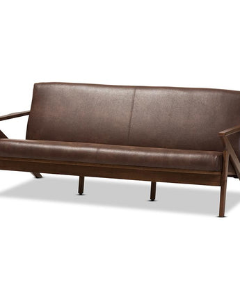 Leather 3-Seater Sofa