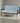 Light Blue Velvet Fabric Upholstered Walnut Finished Wood Sofa