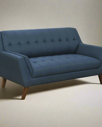 Wallace & Bay Browning Loveseat, Navy Peacock