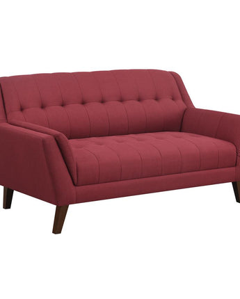 Wallace & Bay Browning Loveseat, Brick Red