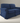 Loveseat with Navy Slip Cover