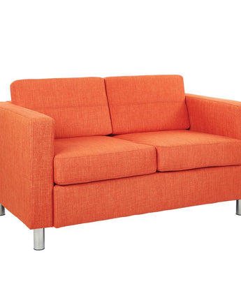 Pacific LoveSeat In Tangerine Fabric, PAC52-M5