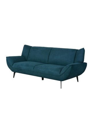 Acton Upholstered Flared Arm Sofa Teal Blue