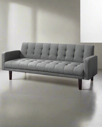 Sommer Tufted Sofa Bed Grey