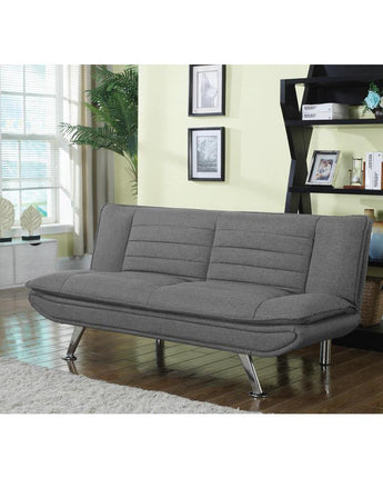 Julian Upholstered Sofa Bed with Pillow-top Seating Grey