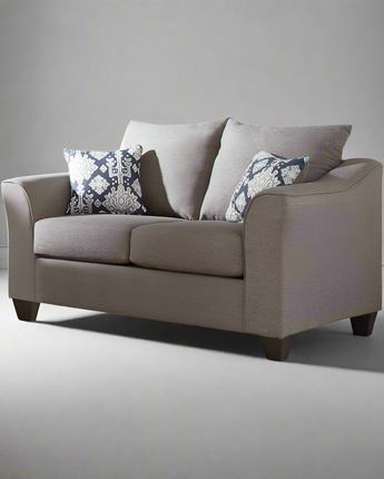 Salizar Flared Arm Loveseat Grey