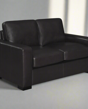 Boardmead Track Arms Upholstered Loveseat Dark Brown