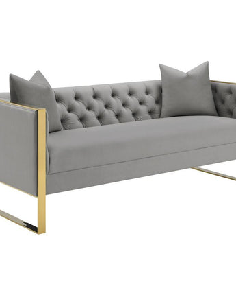 Eastbrook Tufted Back Sofa Grey