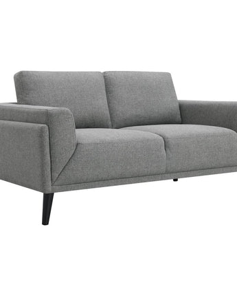 Rilynn Upholstered Track Arms Loveseat Grey