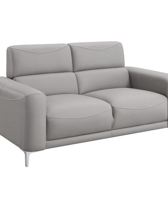 Glenmark Track Arm Upholstered Loveseat Taupe