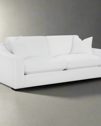 Ashlyn Upholstered Sloped Arms Sofa White