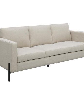 Tilly Upholstered Track Arms Sofa Oatmeal