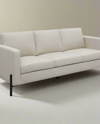 Tilly Upholstered Track Arms Sofa Oatmeal