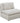 Hobson Cushion Back Armless Chair Off-White