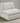 Hobson Cushion Back Armless Chair Off-White