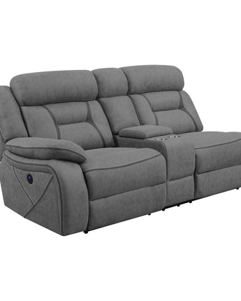 Transitional Laf Power Loveseat