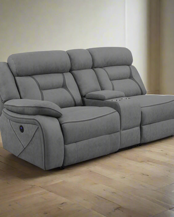 Transitional Laf Power Loveseat