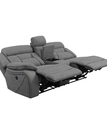 Transitional Laf Power Loveseat