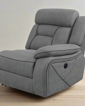 Transitional Raf Power Recliner