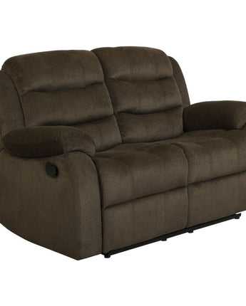 Rodman Pillow Top Arm Motion Loveseat Olive Brown