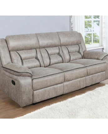 Greer Upholstered Tufted Back Motion Sofa