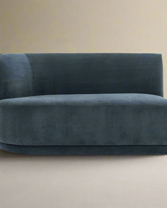 Yoon 2 Seat Sofa Left Nightshade Blue