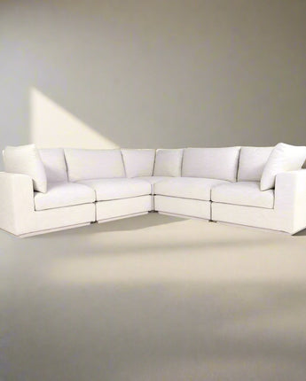 Justin Classic L-Shaped Modular Sectional Taupe