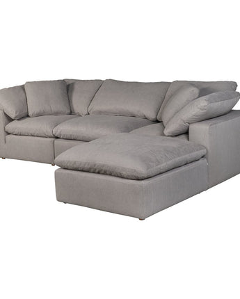 Terra Condo Lounge Modular Sectional Light Grey