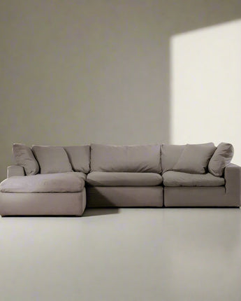 Terra Condo Lounge Modular Sectional Light Grey