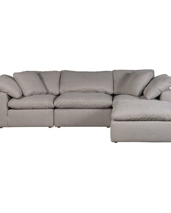 Terra Condo Lounge Modular Sectional Light Grey