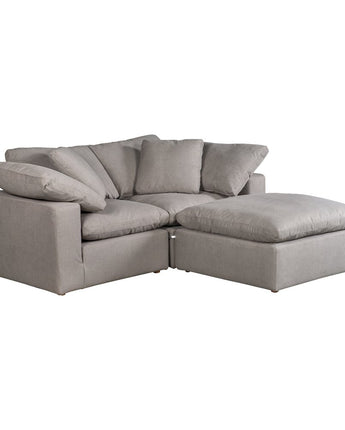 Terra Condo Nook Modular Sectional Light Grey