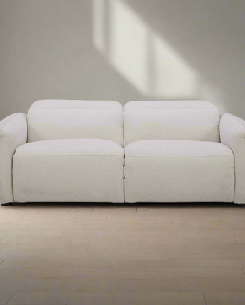 Eli Power Recliner Sofa Warm White