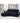 Ivy Black Velvet Reversible Sleeper Sectional Sofa with Storage Chaise and Side Pocket