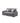 Nolan Gray Linen Fabric Loveseat with Pillows and Interchangeable Legs